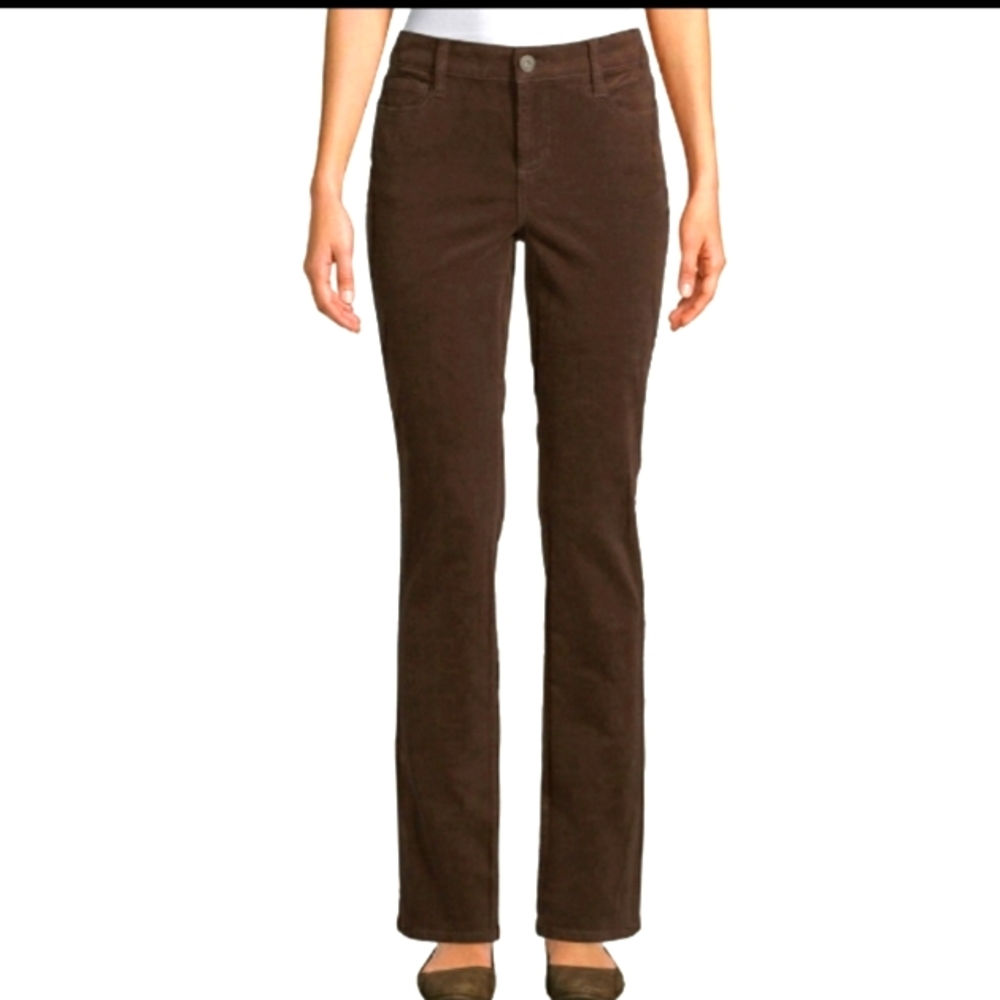 NWT*Corduroy straight leg SLIMMING jeans*sz 4P